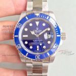 EW Factory Rolex Submariner 40mm Swiss Copy 3255 Watch For Sale - Blue Dial Blue Ceramic Bezel 